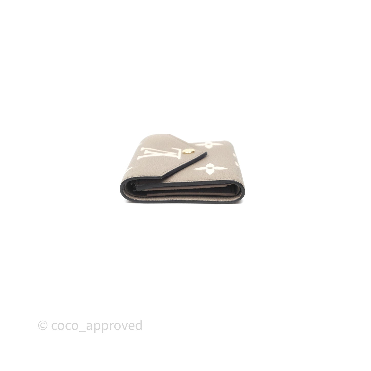 Louis Vuitton Victorine Wallet Monogram Empreinte Dove/Cream