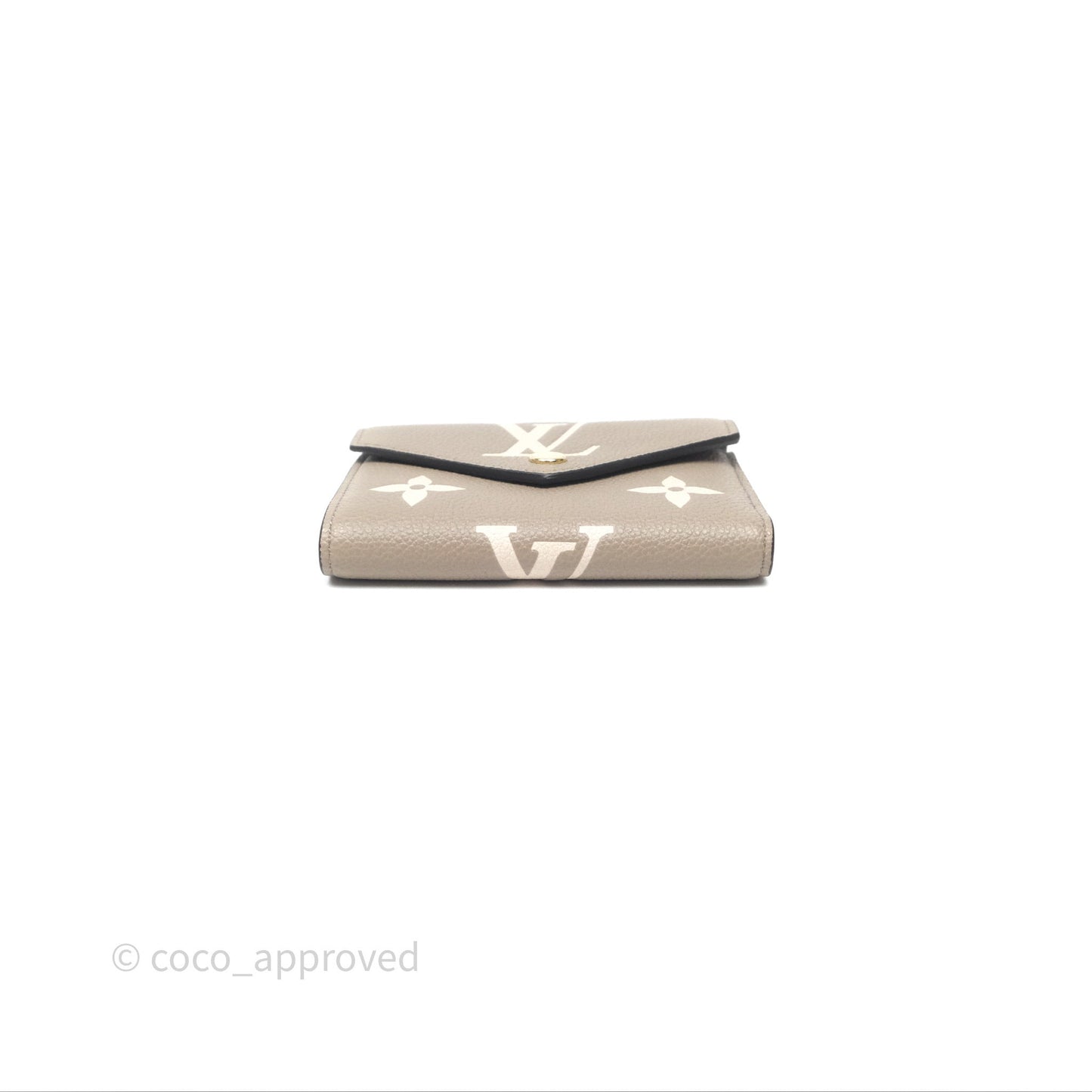 Louis Vuitton Victorine Wallet Monogram Empreinte Dove/Cream