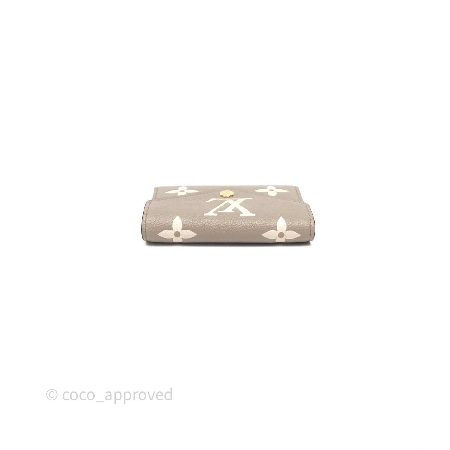 Louis Vuitton Victorine Wallet Monogram Empreinte Dove/Cream