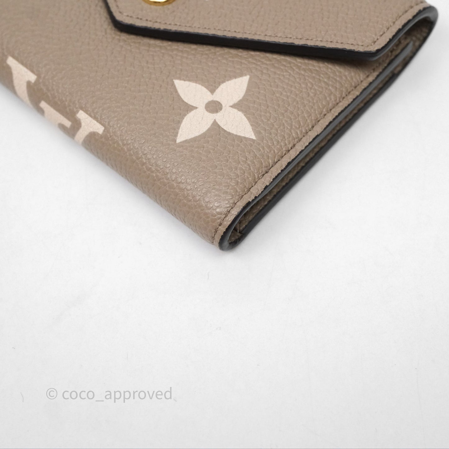 Louis Vuitton Victorine Wallet Monogram Empreinte Dove/Cream