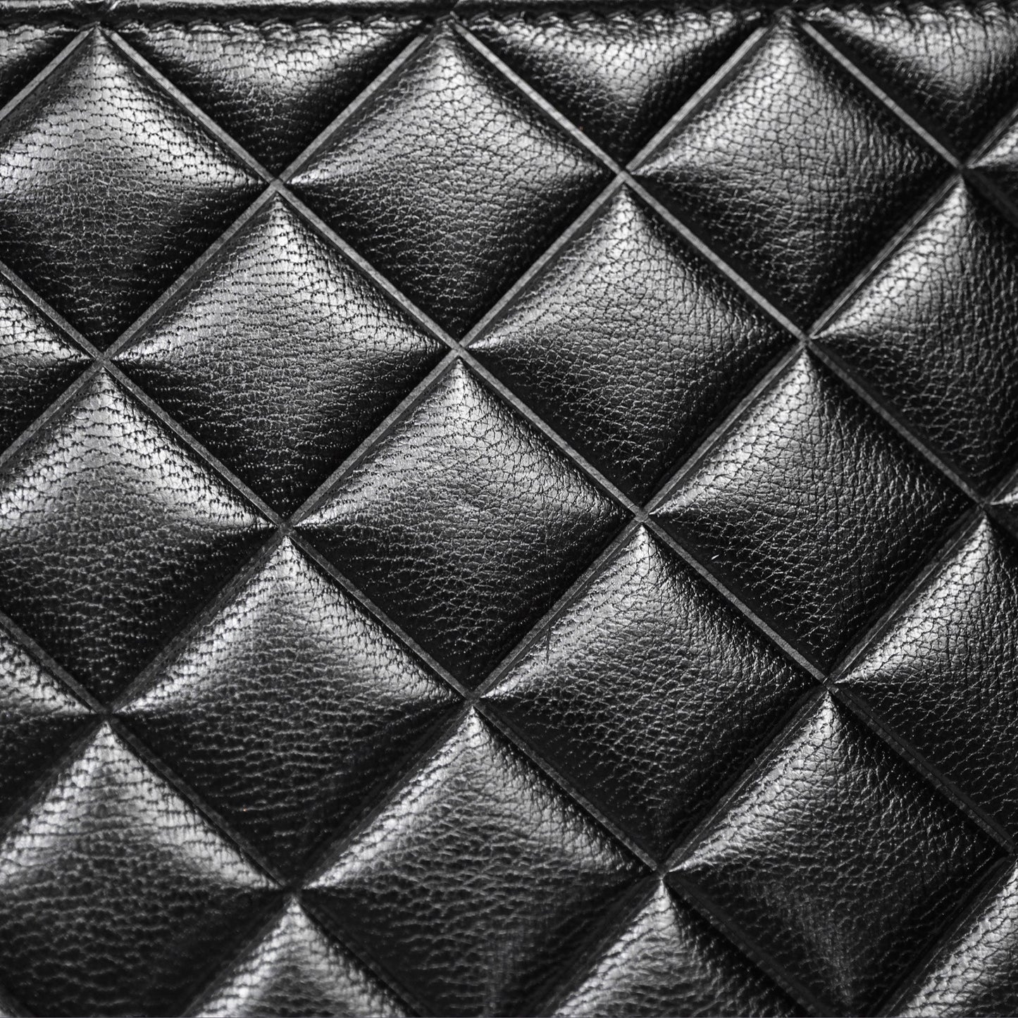 Chanel Double Zip Clutch With Chain Calfskin Black Silver Hardware