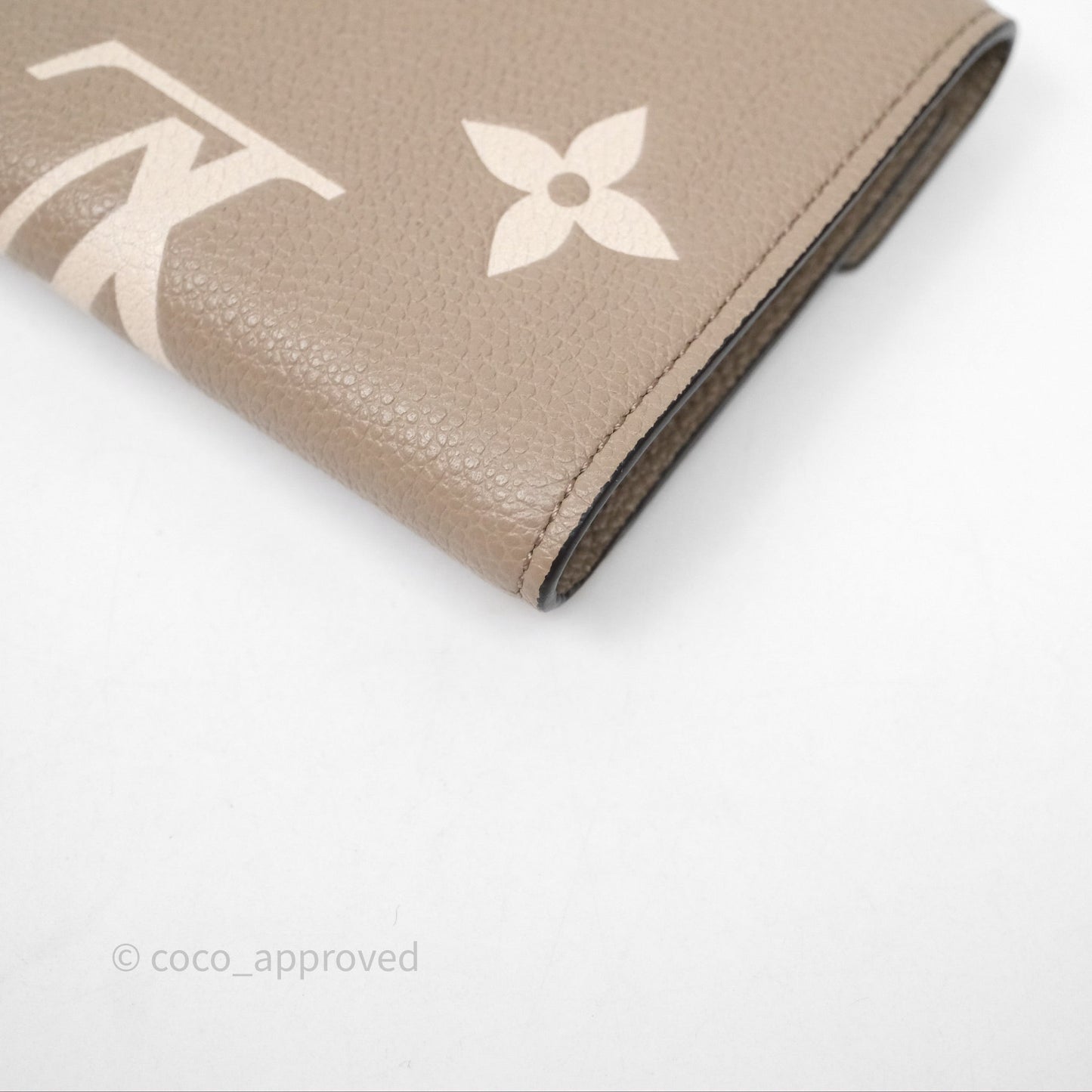 Louis Vuitton Victorine Wallet Monogram Empreinte Dove/Cream
