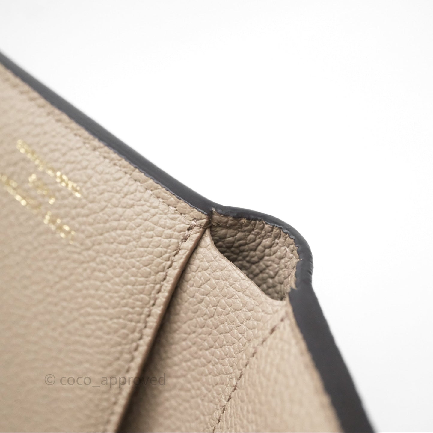 Louis Vuitton Victorine Wallet Monogram Empreinte Dove/Cream