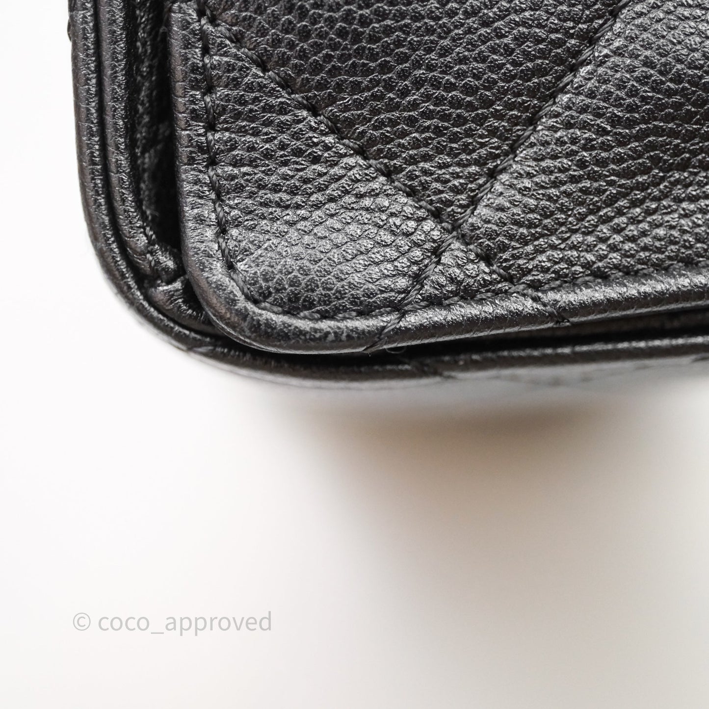 Chanel 25 Small Black Caviar Aged Gold Hardware