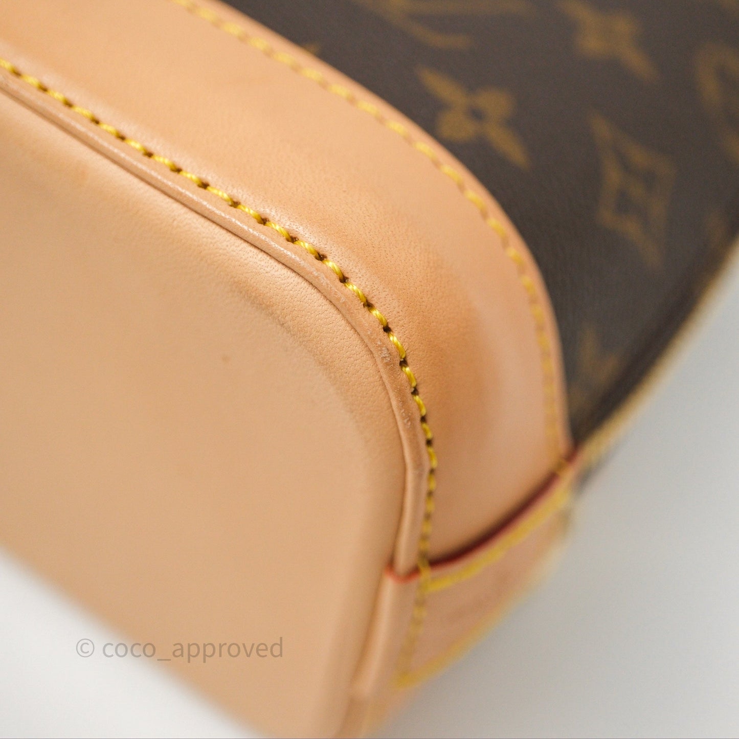 Louis Vuitton Alma Backpack Monogram Gold Hardware