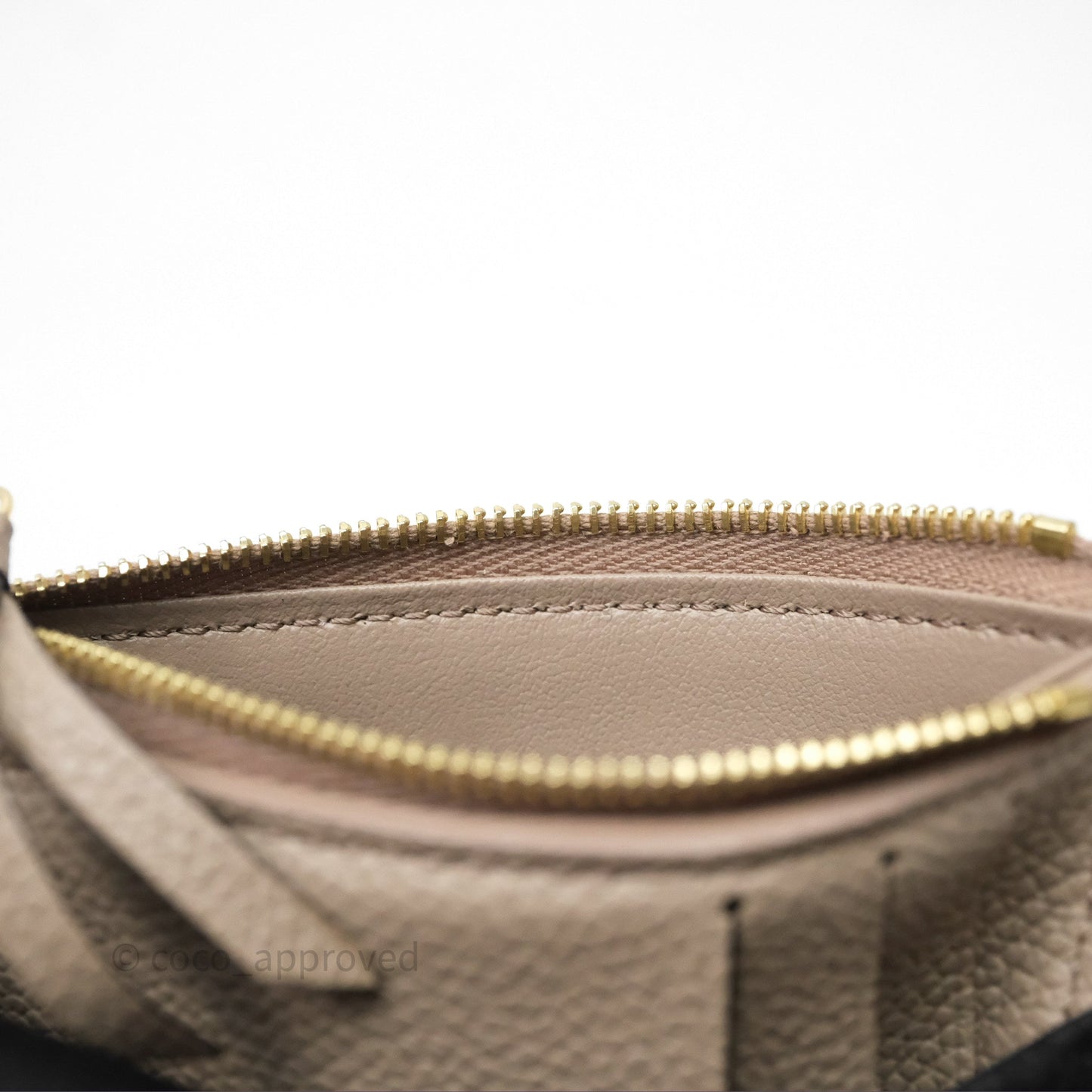 Louis Vuitton Victorine Wallet Monogram Empreinte Dove/Cream