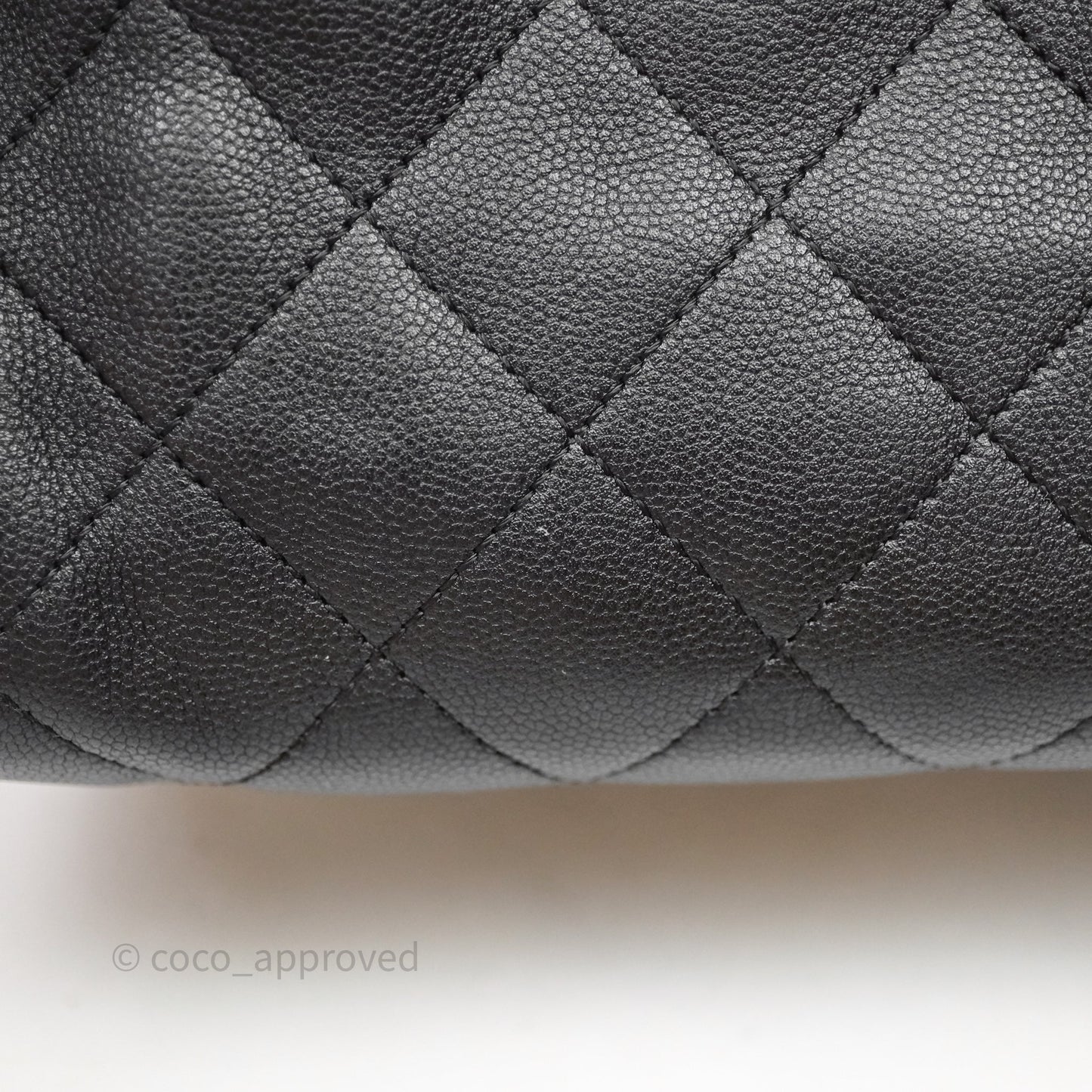 Chanel 25 Small Black Caviar Aged Gold Hardware