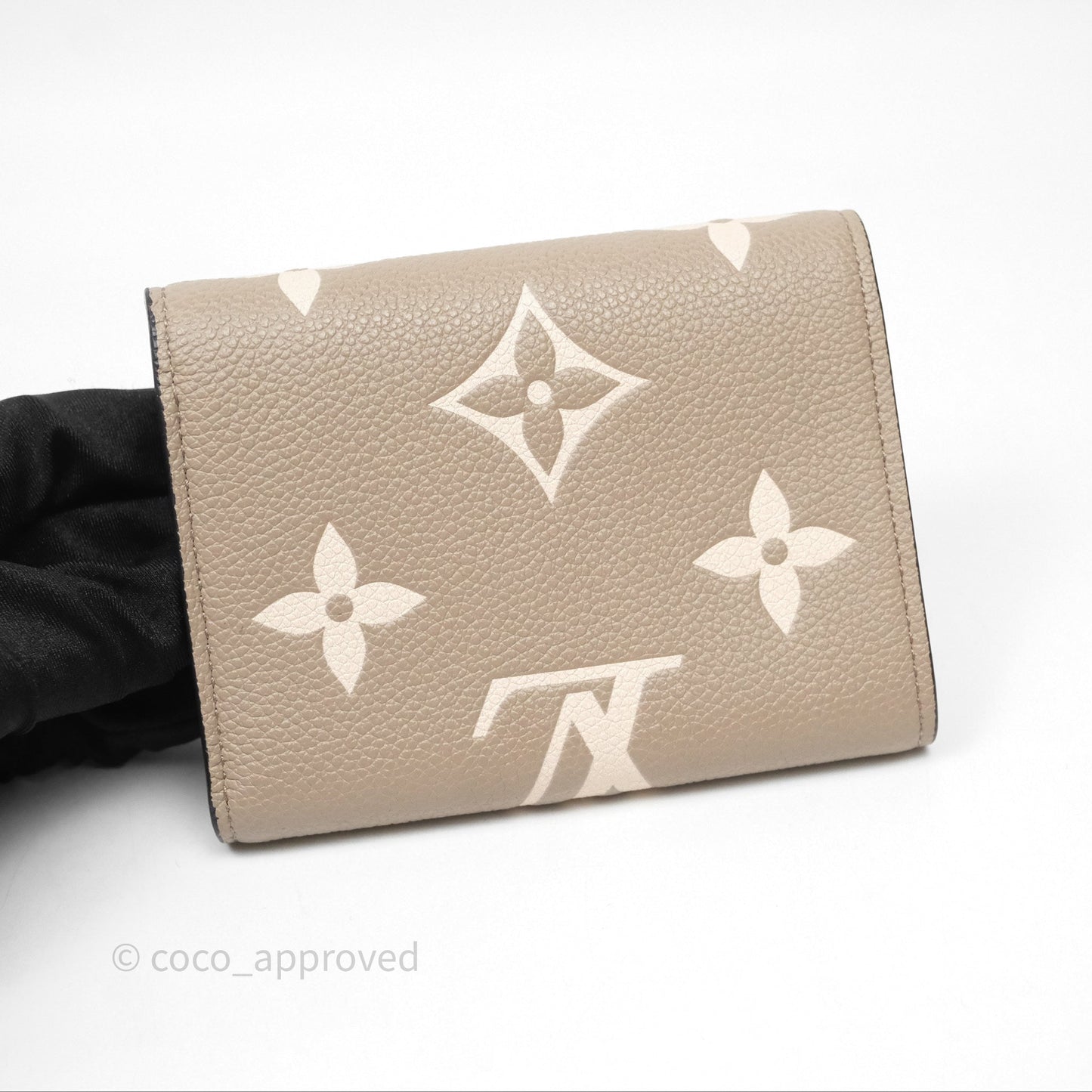 Louis Vuitton Victorine Wallet Monogram Empreinte Dove/Cream