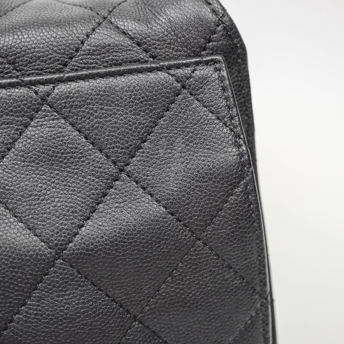 Chanel 25 Small Black Caviar Aged Gold Hardware