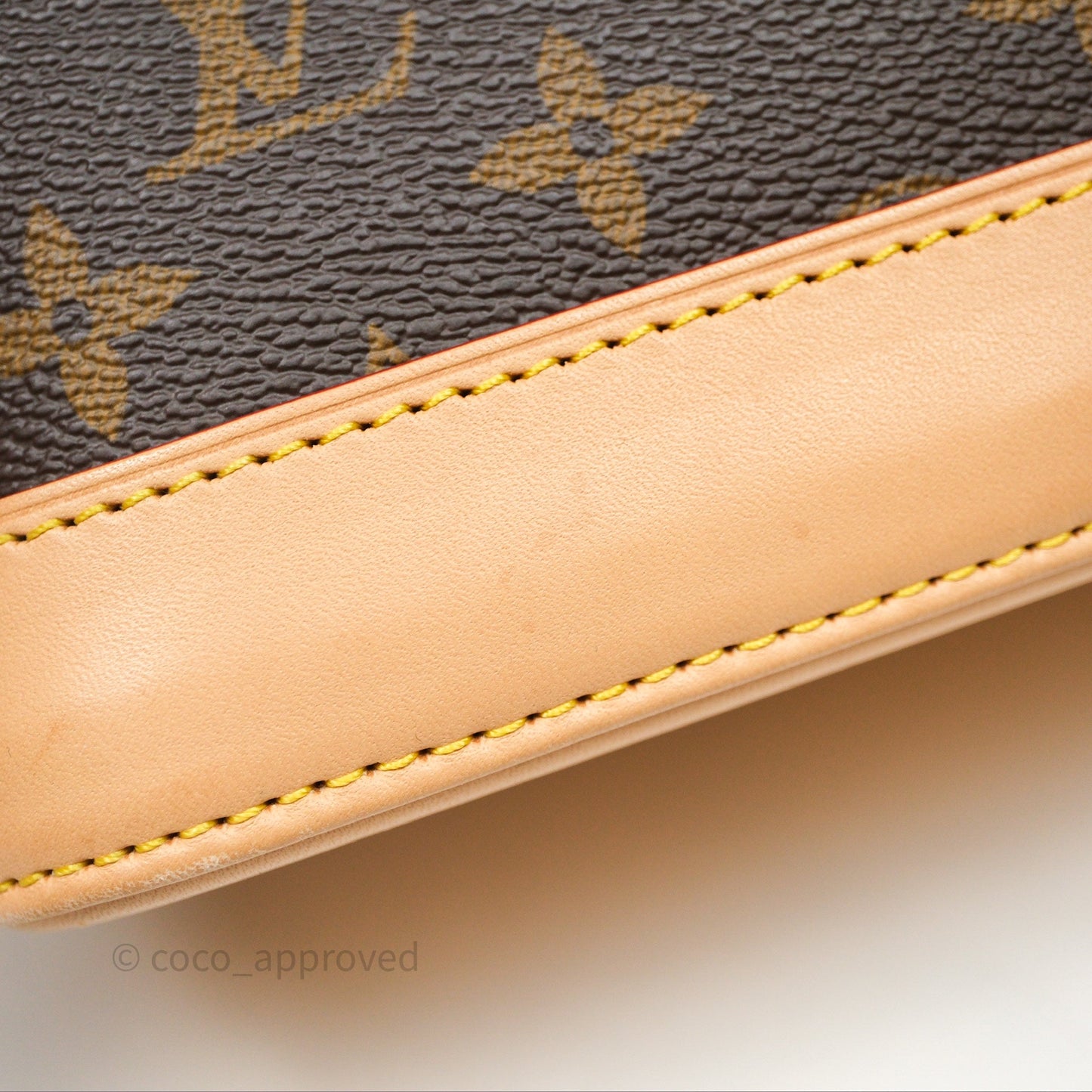 Louis Vuitton Alma Backpack Monogram Gold Hardware