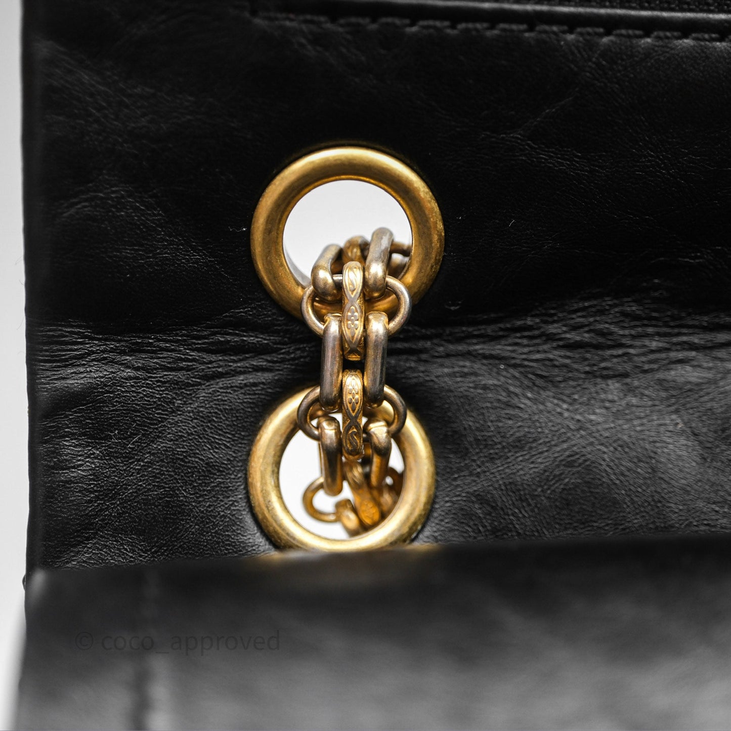 Chanel Reissue Quilted Calfskin Black Aged Gold Hardware 226
