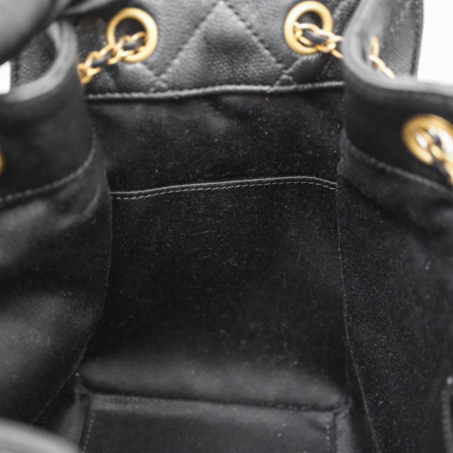 Chanel 25 Small Black Caviar Aged Gold Hardware