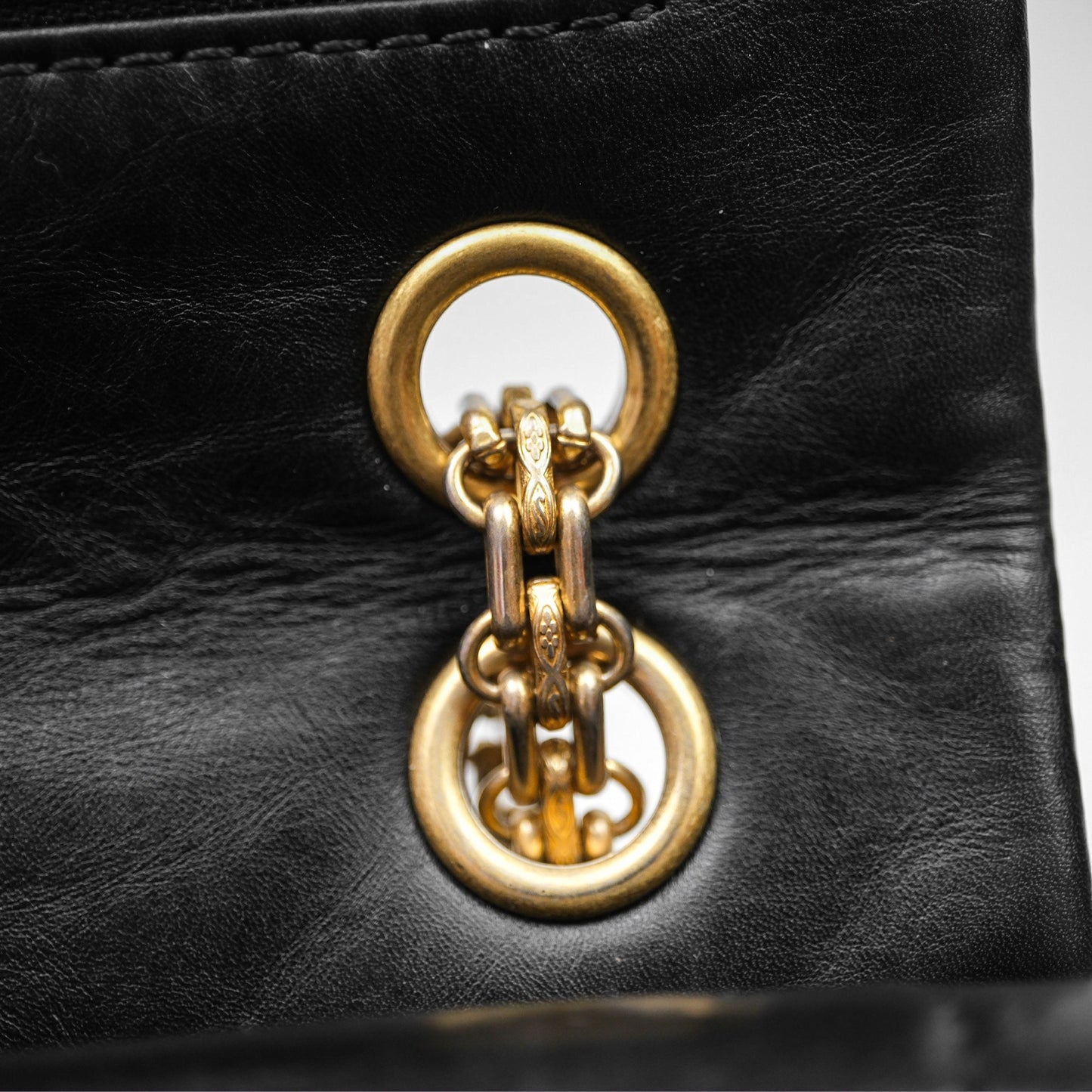 Chanel Reissue Quilted Calfskin Black Aged Gold Hardware 226