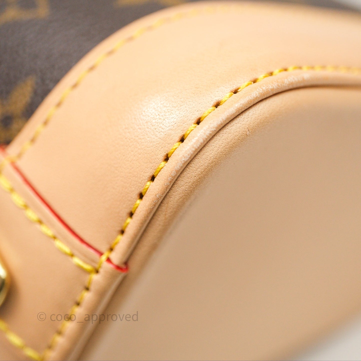 Louis Vuitton Alma Backpack Monogram Gold Hardware