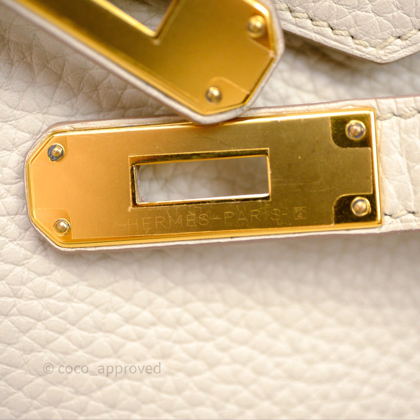 Hermès Birkin 30 Retourne Beton 8L Togo Gold Hardware