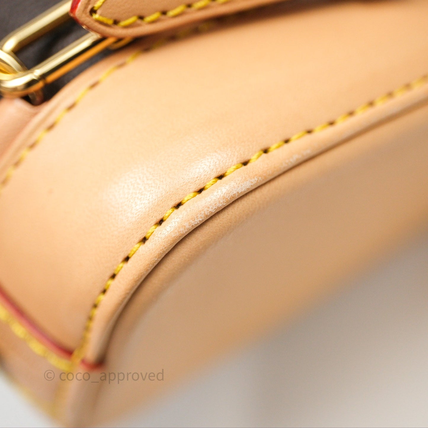 Louis Vuitton Alma Backpack Monogram Gold Hardware
