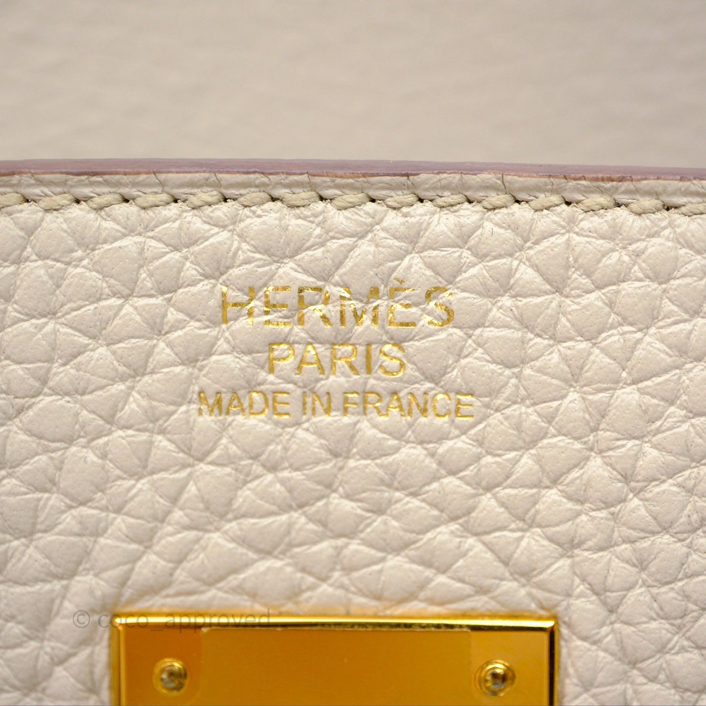 Hermès Birkin 30 Retourne Beton 8L Togo Gold Hardware
