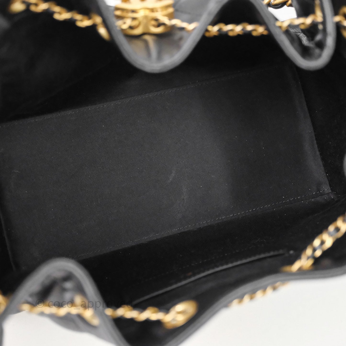 Chanel 25 Small Black Caviar Aged Gold Hardware