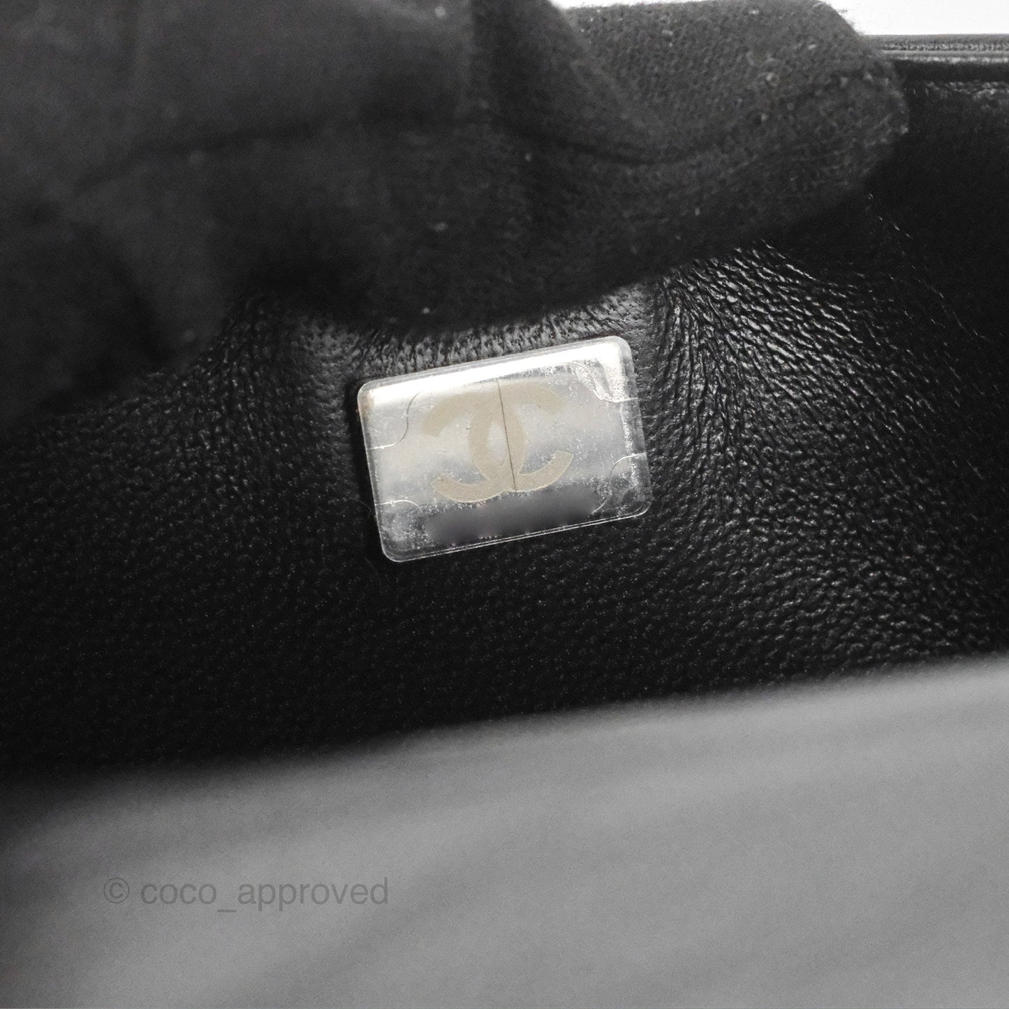 Chanel Mini Reissue 224 So Black Chevron Calfskin
