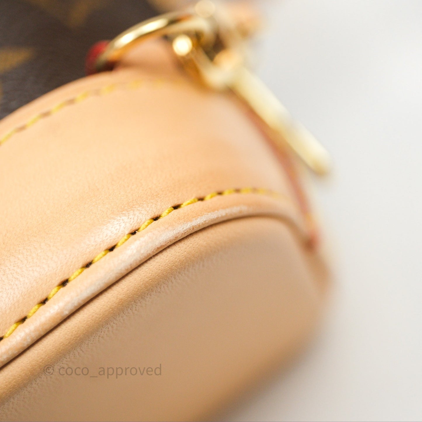 Louis Vuitton Alma Backpack Monogram Gold Hardware