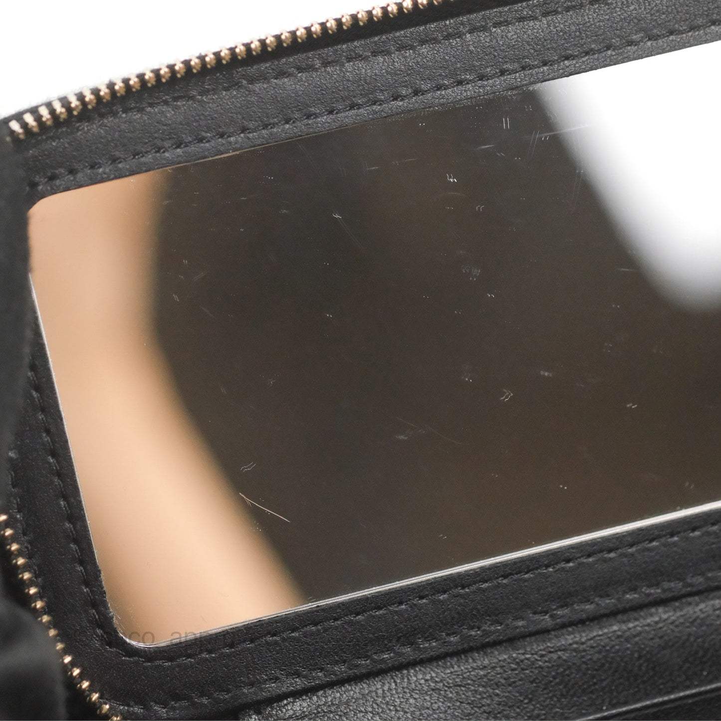 Chanel Vanity Rectangular Top Handle Black Lambskin Gold Hardware