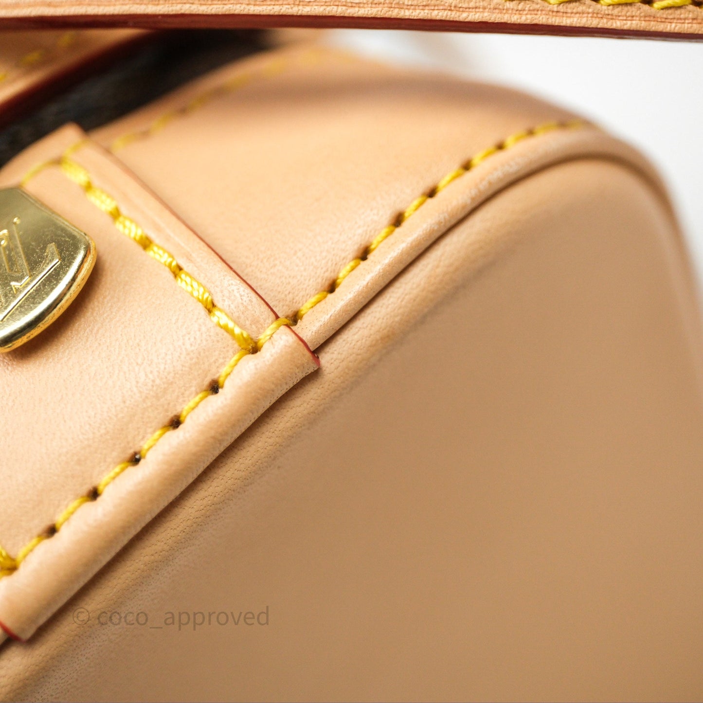 Louis Vuitton Alma Backpack Monogram Gold Hardware