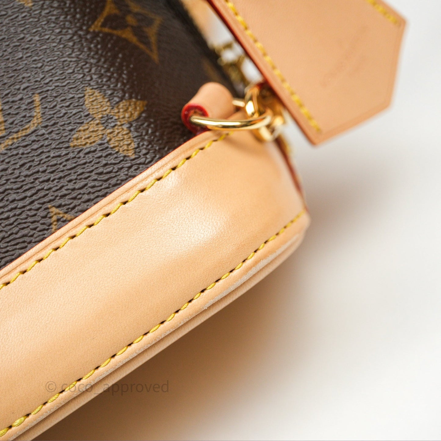 Louis Vuitton Alma Backpack Monogram Gold Hardware