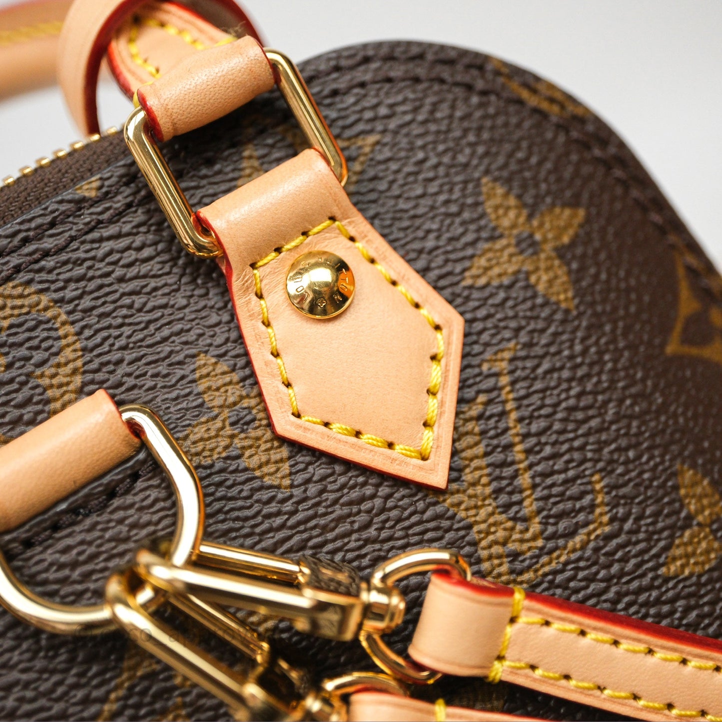 Louis Vuitton Alma Backpack Monogram Gold Hardware