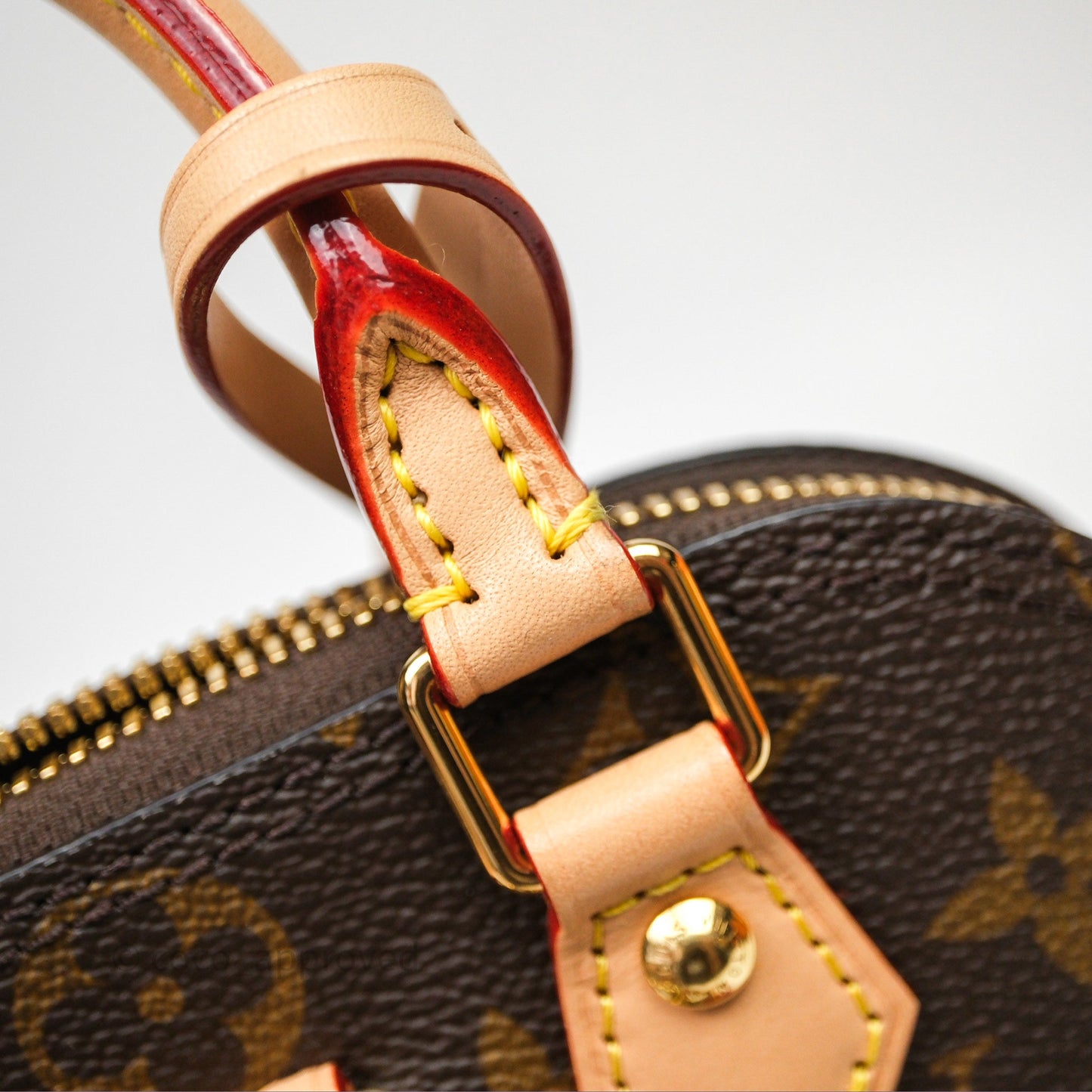 Louis Vuitton Alma Backpack Monogram Gold Hardware