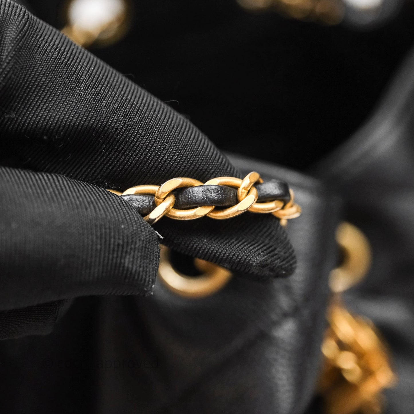Chanel 25 Small Black Caviar Aged Gold Hardware