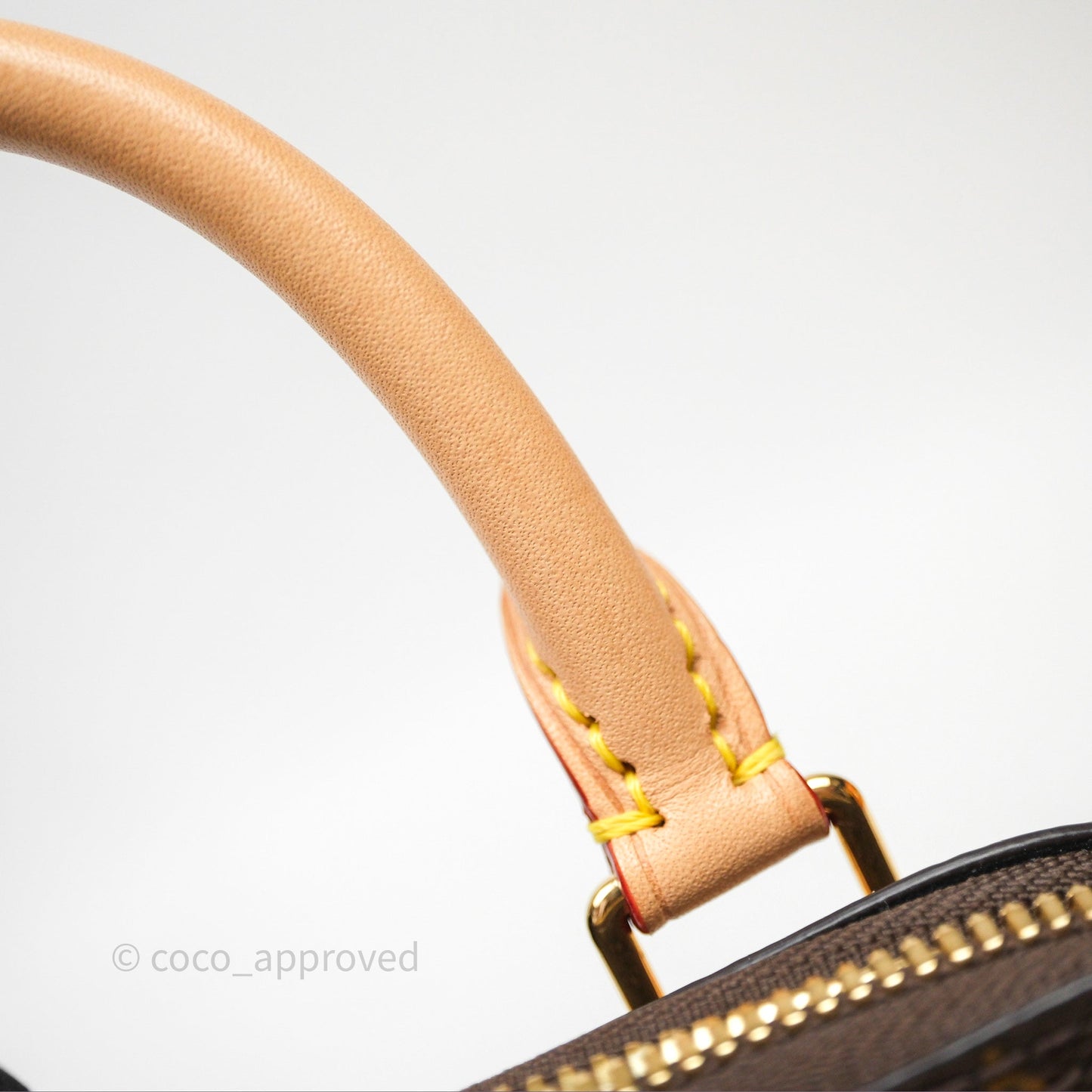 Louis Vuitton Alma Backpack Monogram Gold Hardware
