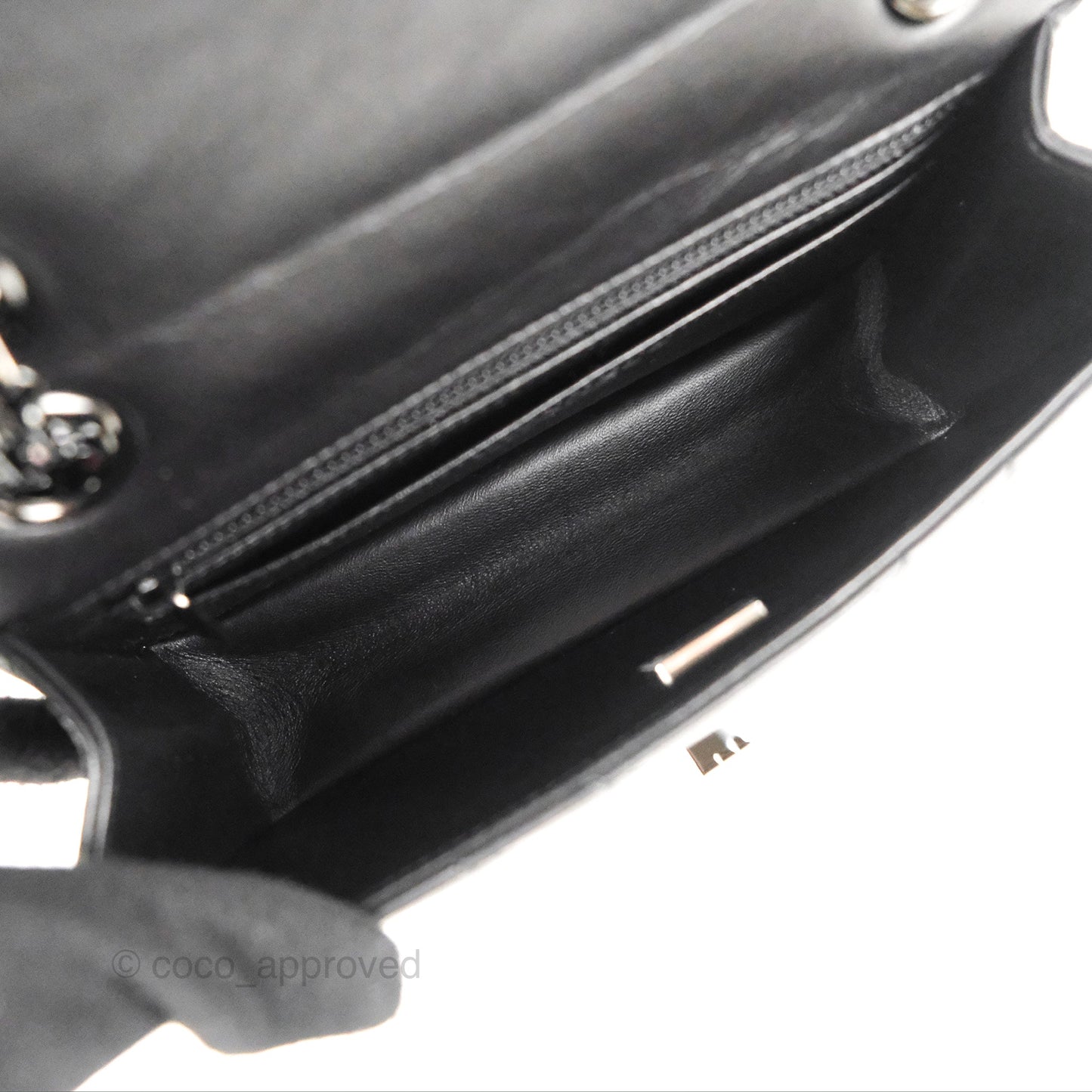 Chanel Mini Reissue 224 So Black Chevron Calfskin