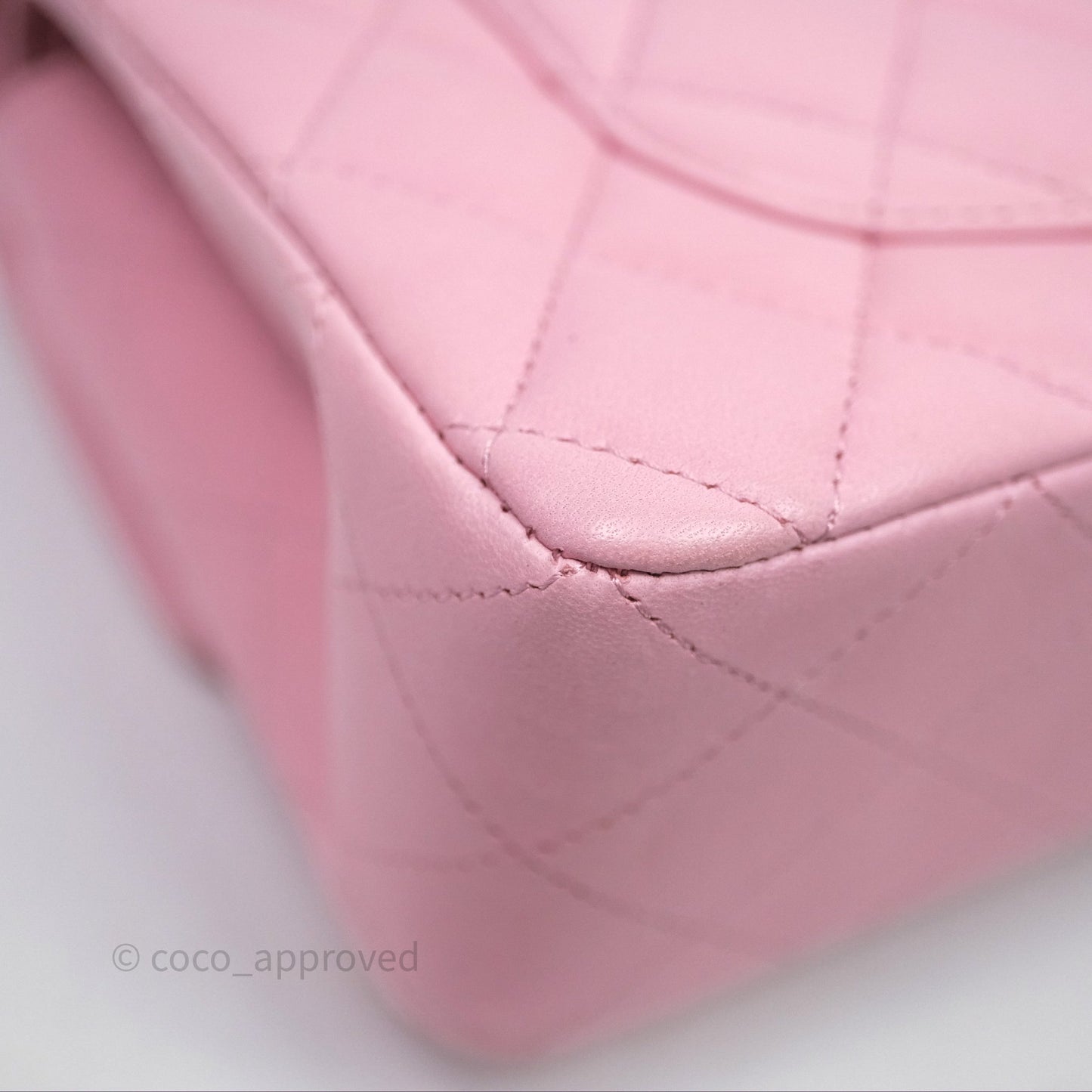 Chanel Small Classic Quilted Flap Pink Lambskin Gold Hardware