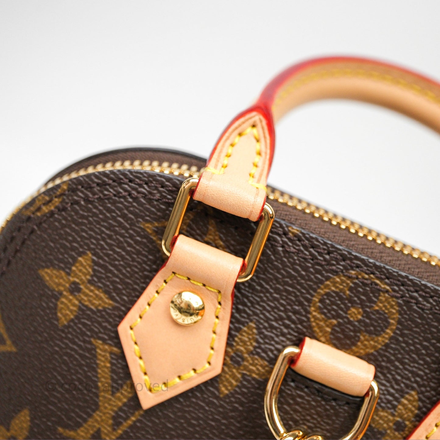 Louis Vuitton Alma Backpack Monogram Gold Hardware
