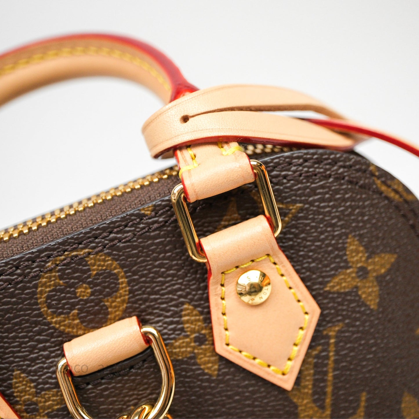 Louis Vuitton Alma Backpack Monogram Gold Hardware