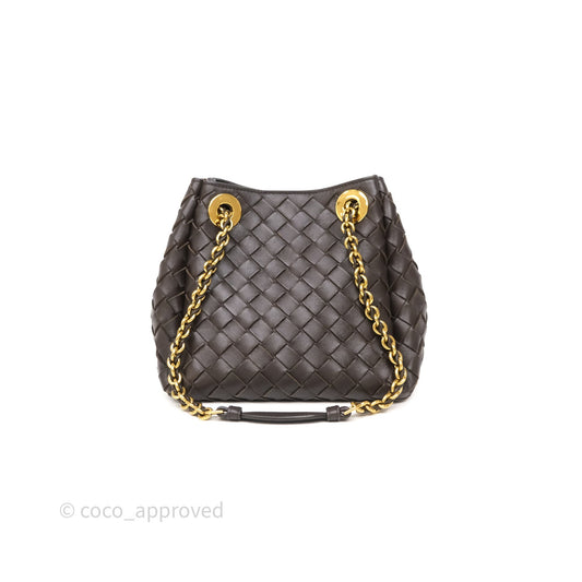 Bottega Veneta Small Parachute Chain Fondant Lambskin
