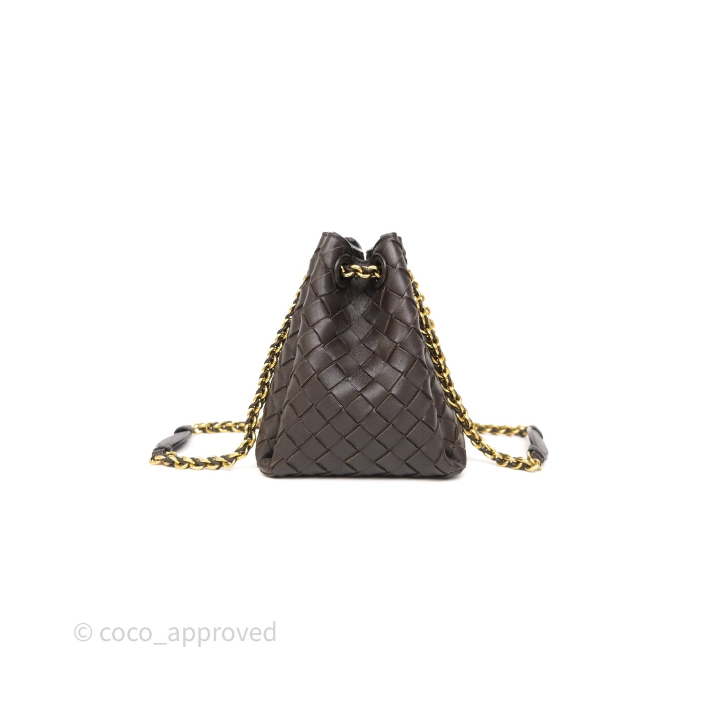 Bottega Veneta Small Parachute Chain Fondant Lambskin