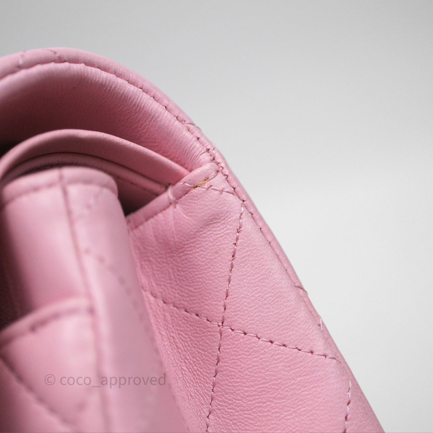 Chanel Small Classic Quilted Flap Pink Lambskin Gold Hardware