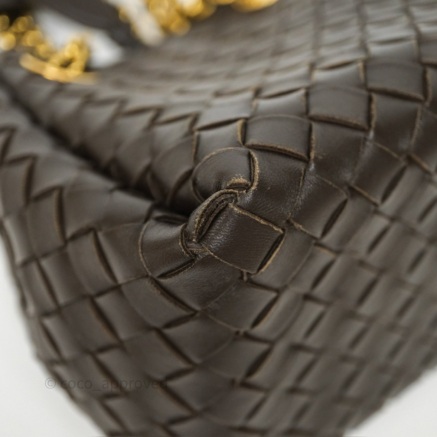 Bottega Veneta Small Parachute Chain Fondant Lambskin