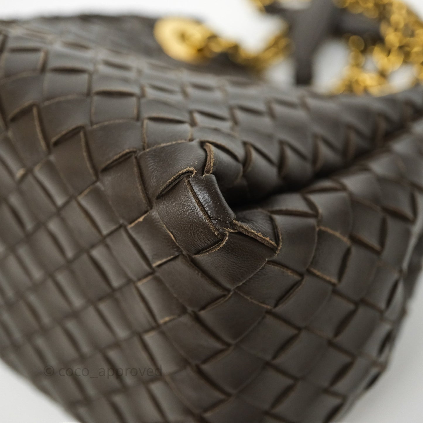 Bottega Veneta Small Parachute Chain Fondant Lambskin