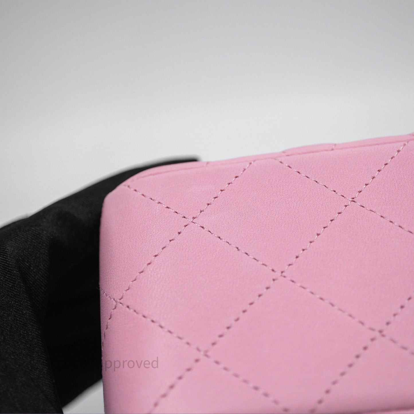 Chanel Small Classic Quilted Flap Pink Lambskin Gold Hardware