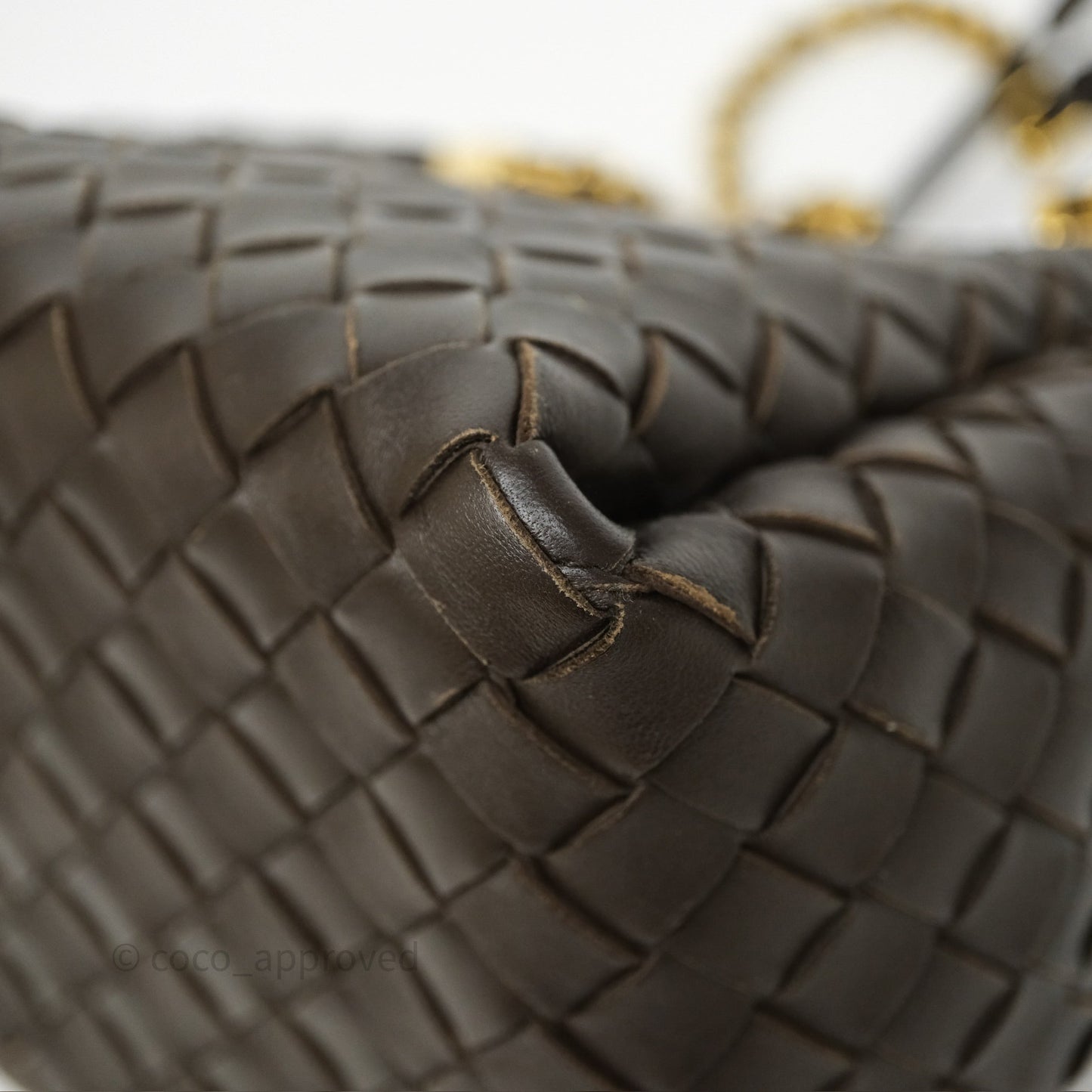 Bottega Veneta Small Parachute Chain Fondant Lambskin