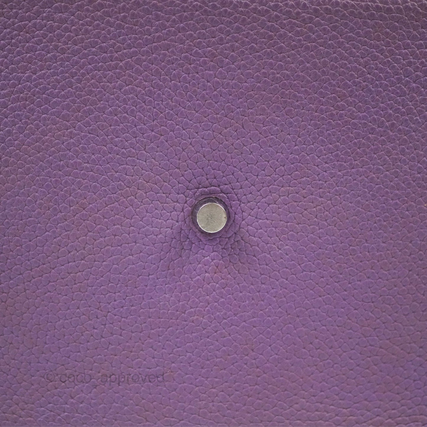 Hermès Lindy 30 Purple Clemence Palladium Hardware