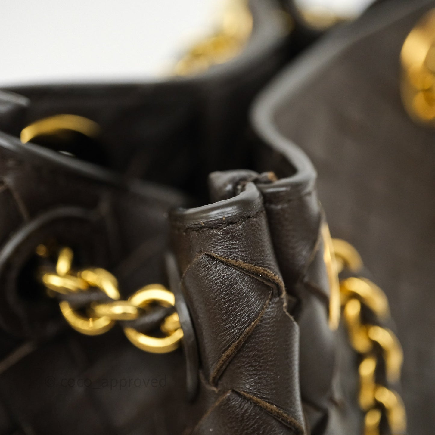 Bottega Veneta Small Parachute Chain Fondant Lambskin