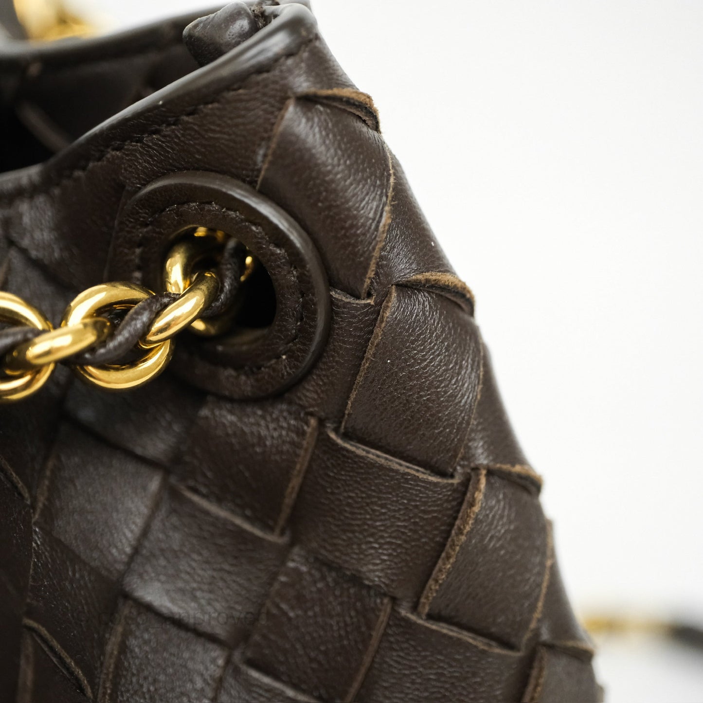 Bottega Veneta Small Parachute Chain Fondant Lambskin
