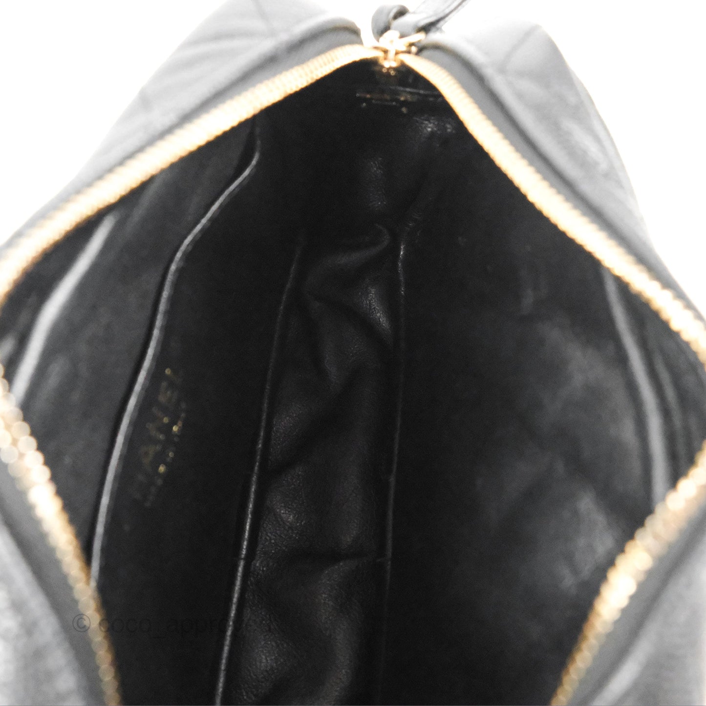 Chanel Classic Mini Camera Case Black Caviar Gold Hardware