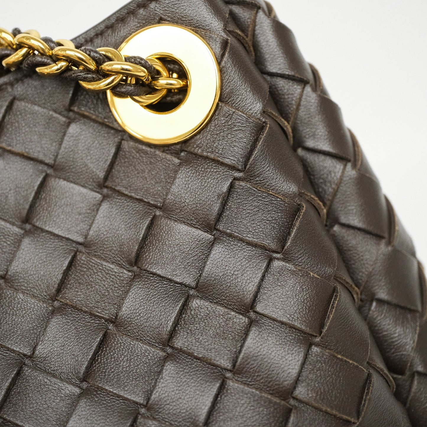 Bottega Veneta Small Parachute Chain Fondant Lambskin