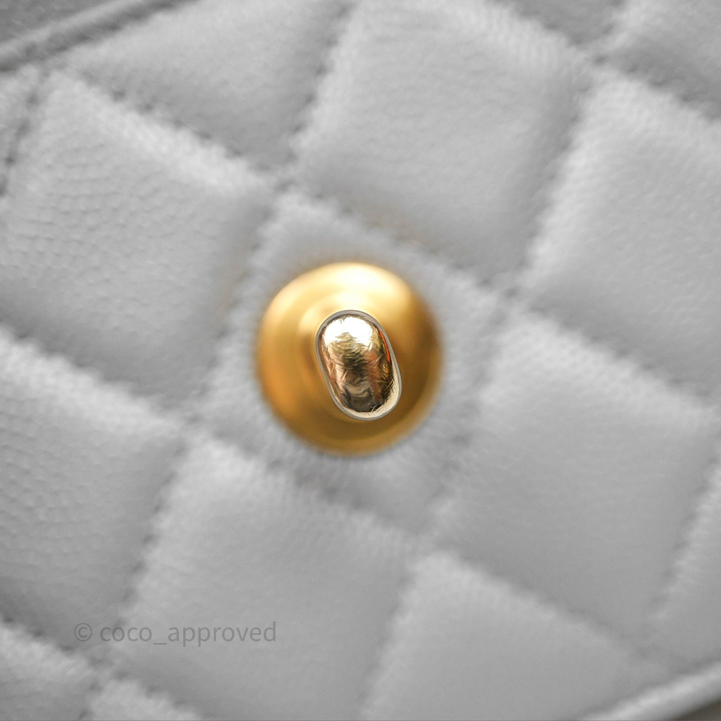 Chanel Wallet On Chain WOC Adjustable CC Chain Grey Iridescent Caviar Aged Gold Hardware