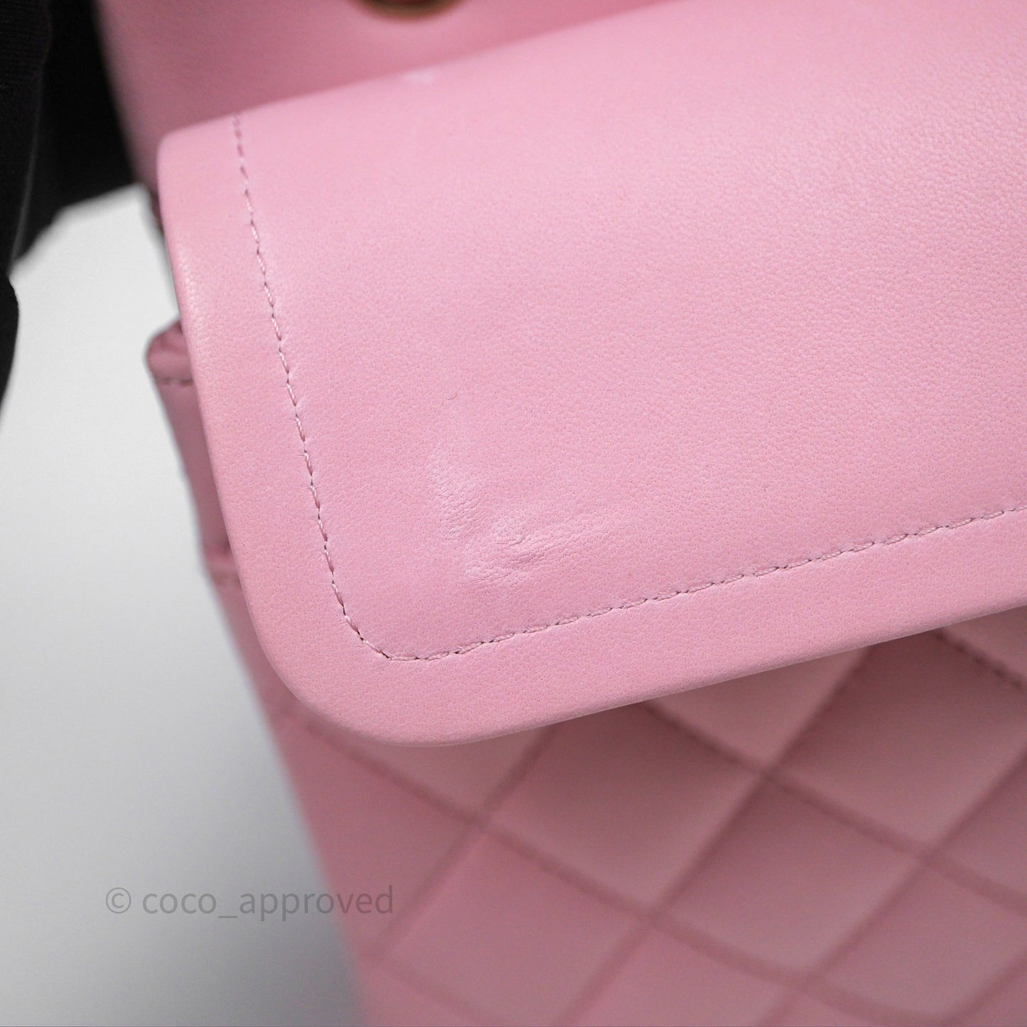 Chanel Small Classic Quilted Flap Pink Lambskin Gold Hardware