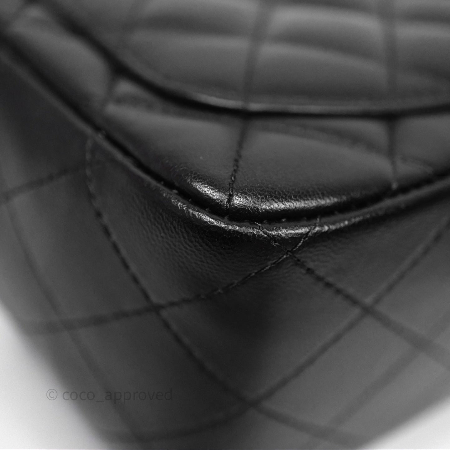 Chanel Mini Square Black Lambskin Gold Hardware